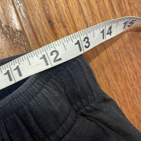 Lilly Pulitzer Taron Linen drawstring pant size xs black - Picture 8 of 13